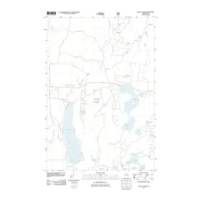 2011 Map of Lake Lucerne, 2011 Print