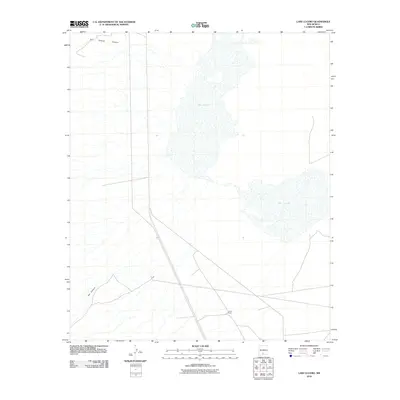 2010 Map of Lake Lucero, 2010 Print