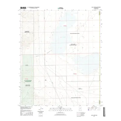 2017 Map of Lake Lucero, 2017 Print