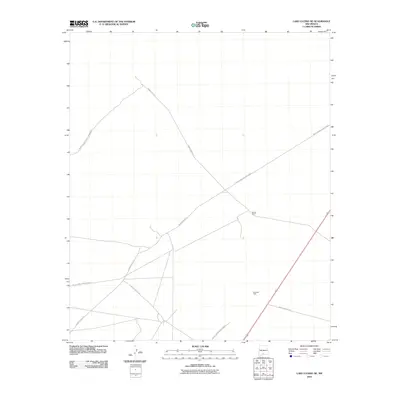2010 Map of Lake Lucero NE, 2010 Print