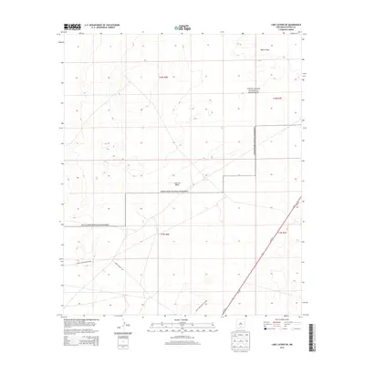 2013 Map of Lake Lucero NE, 2013 Print