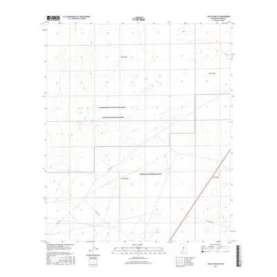 2017 Map of Lake Lucero NE, 2017 Print