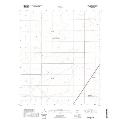 2020 Map of Lake Lucero NE, 2020 Print