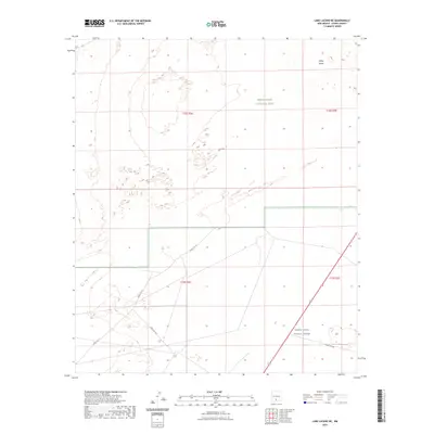 2023 Map of Lake Lucero NE, 2023 Print