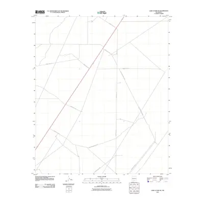 2010 Map of Lake Lucero SE, 2010 Print