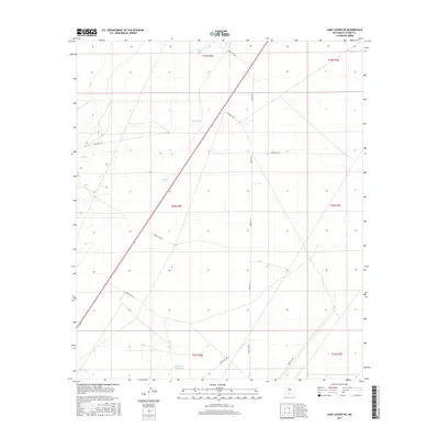 2017 Map of Lake Lucero SE, 2017 Print