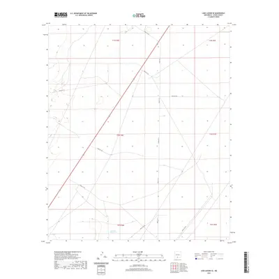 2020 Map of Lake Lucero SE, 2020 Print