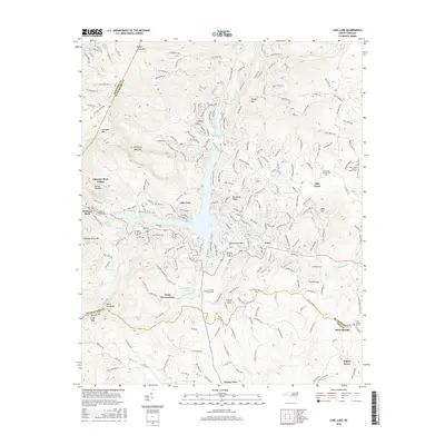 2016 Map of Lake Lure, 2016 Print