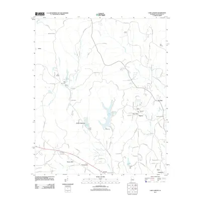 2011 Map of Lake Lurleen, 2011 Print
