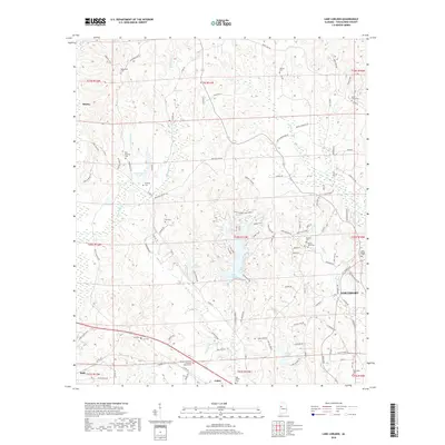 2018 Map of Lake Lurleen, 2018 Print