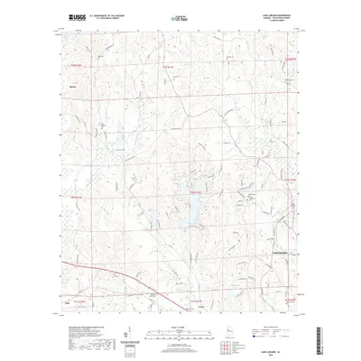 2020 Map of Lake Lurleen, 2020 Print