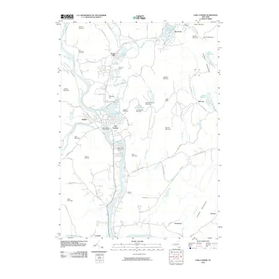 2010 Map of Lake Luzerne, 2010 Print