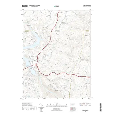 2019 Map of Lake Lynn, 2019 Print