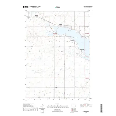 2017 Map of Lake Madison, 2017 Print