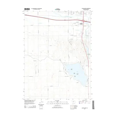 2014 Map of Lake Maloney, 2014 Print