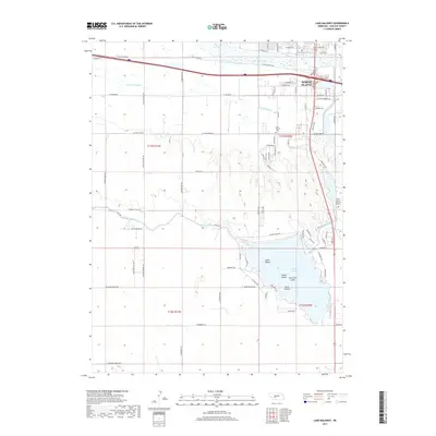 2017 Map of Lake Maloney, 2017 Print