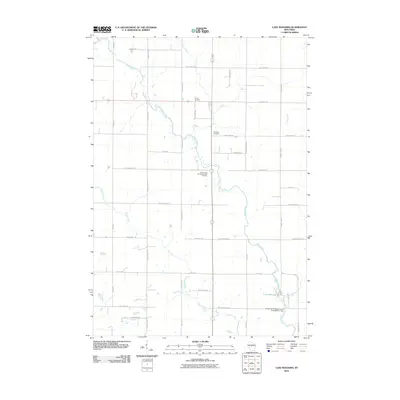 2010 Map of Lake Manakiki, 2010 Print