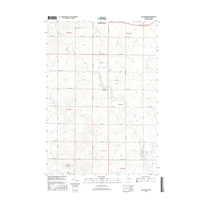 2015 Map of Lake Manakiki, 2015 Print