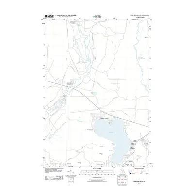 2011 Map of Lake Margrethe, 2011 Print