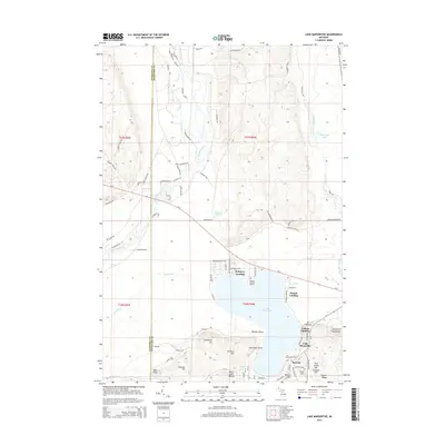 2014 Map of Lake Margrethe, 2014 Print