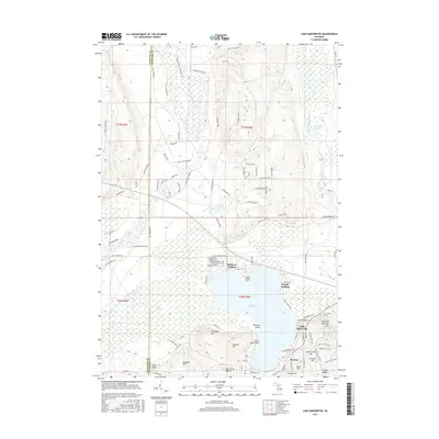 2017 Map of Lake Margrethe, 2017 Print