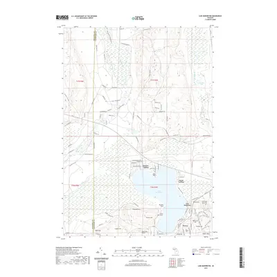 2019 Map of Lake Margrethe, 2019 Print