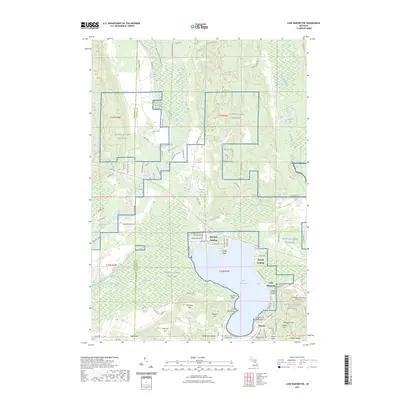 2023 Map of Lake Margrethe, 2023 Print
