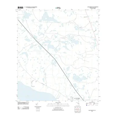 2012 Map of Lake Marian NE, 2012 Print