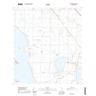 2021 Map of Lake Marian NW, 2021 Print