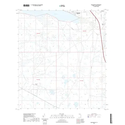 2018 Map of Lake Marian SE, 2018 Print