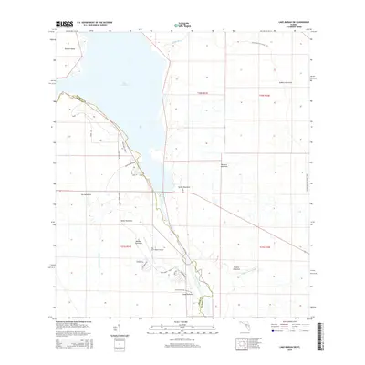 2015 Map of Lake Marian SW, 2015 Print