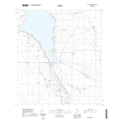 2021 Map of Lake Marian SW, 2021 Print