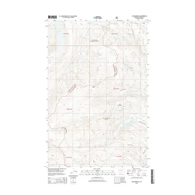 2014 Map of Lake Marshall, 2014 Print