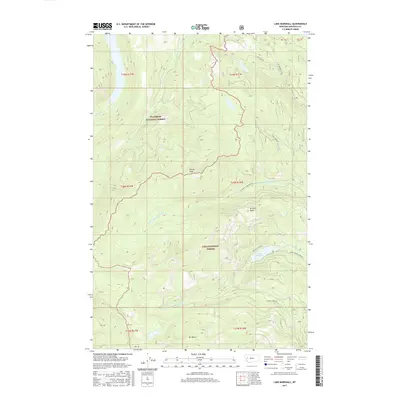 2017 Map of Lake Marshall, 2017 Print