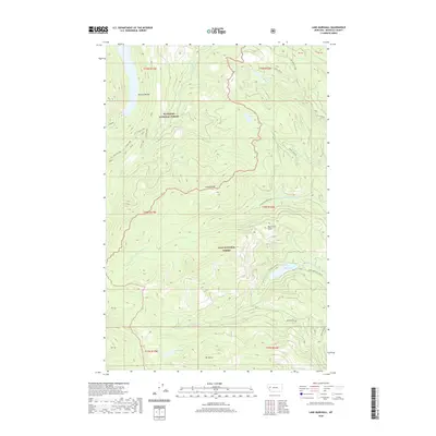 2020 Map of Lake Marshall, 2020 Print