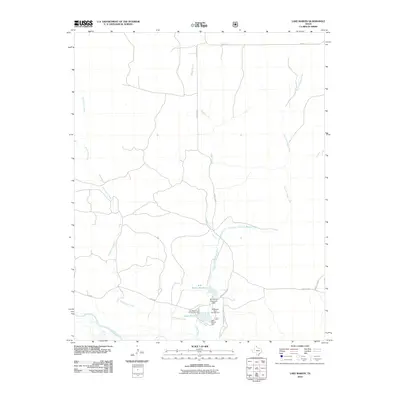 2010 Map of Lake Marvin, 2010 Print