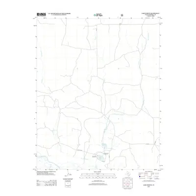2012 Map of Lake Marvin, 2012 Print