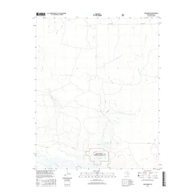 2016 Map of Lake Marvin, 2016 Print