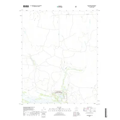 2019 Map of Lake Marvin, 2019 Print