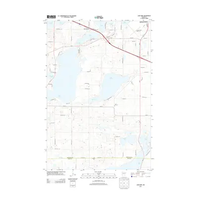 2013 Map of Lake Mary, 2013 Print