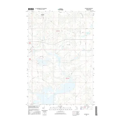 2017 Map of Lake Mary, 2017 Print