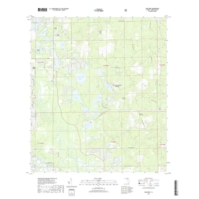 2018 Map of Lake Mary, 2018 Print