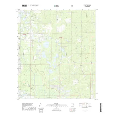 2021 Map of Lake Mary, 2021 Print