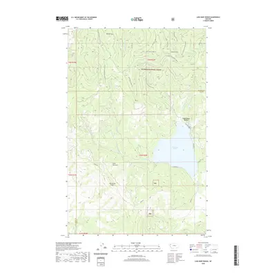 2020 Map of Lake Mary Ronan, 2020 Print