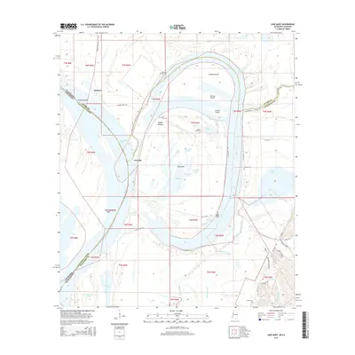 2015 Map of Lake Mary, 2015 Print
