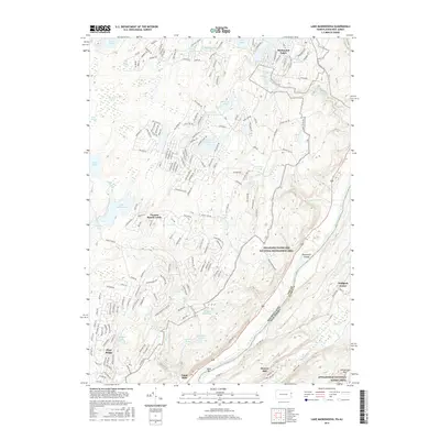 2016 Map of Lake Maskenozha, 2016 Print