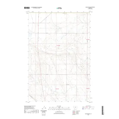 2020 Map of Lake Mason NE, 2020 Print