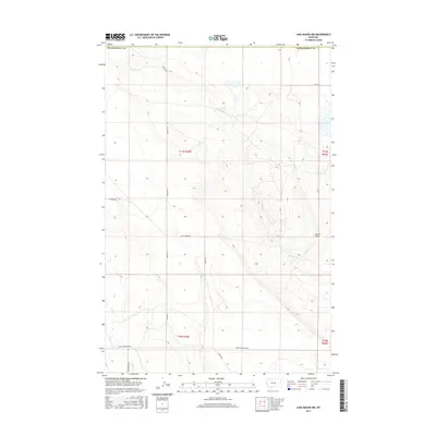 2017 Map of Lake Mason NW, 2017 Print