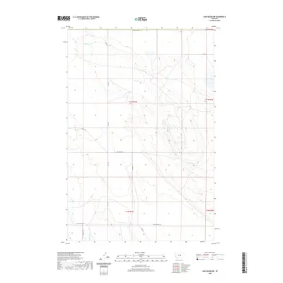 2020 Map of Lake Mason NW, 2020 Print