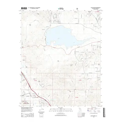 2015 Map of Lake Mathews, 2015 Print